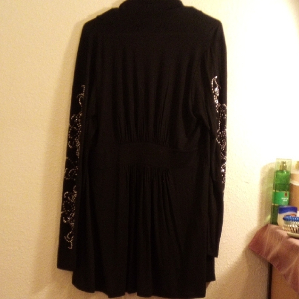 West Kei Classic Black Cardigan - Picture 3 of 5